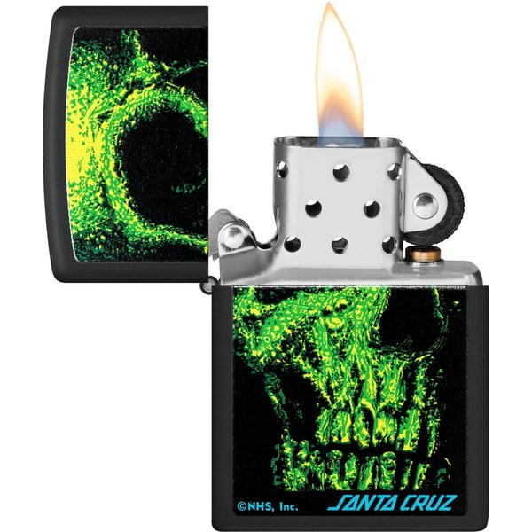 2024 Zippo Santa Cruz Scull, Black Matte